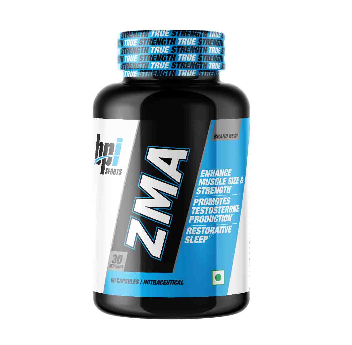 BPI Sports ZMA | Powerful Mineral Matrix - Zinc + Magnesium + Vitamin B6 | 90 Capsules