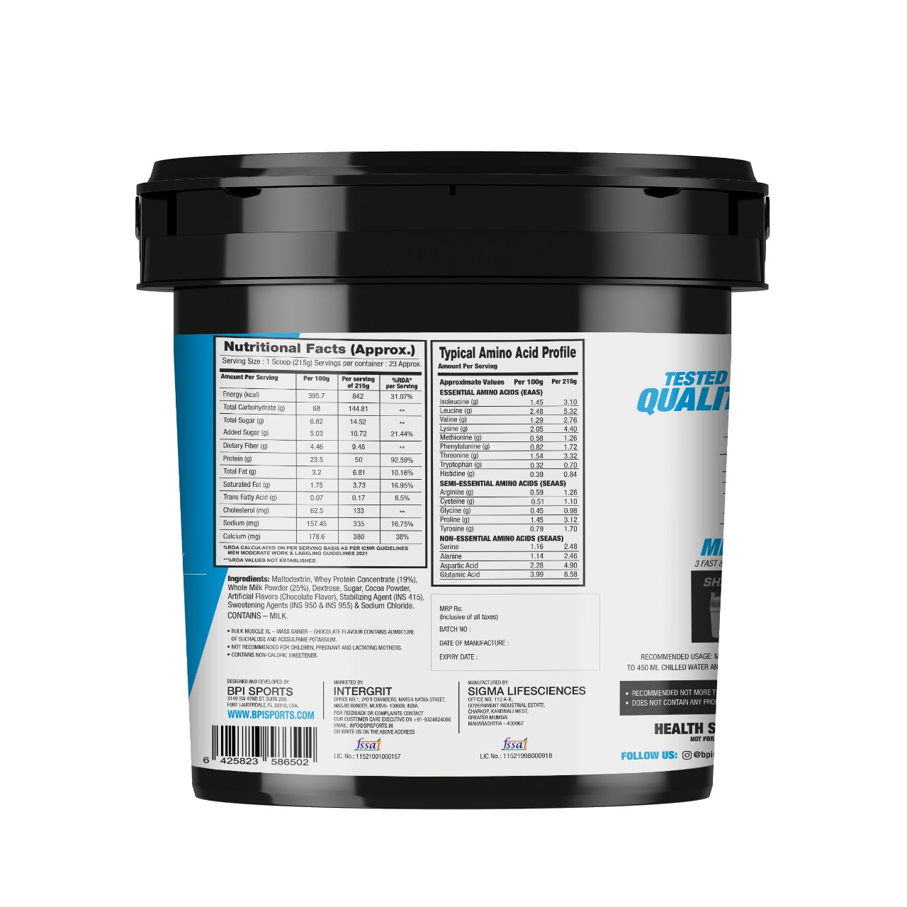 BPI Sports Bulk Muscle XL