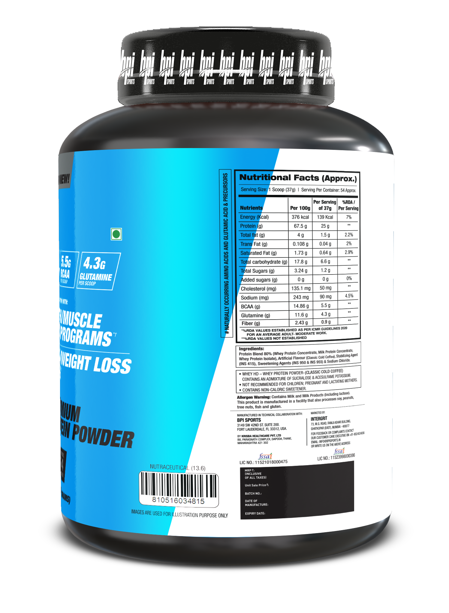 BPI Sports Whey HD