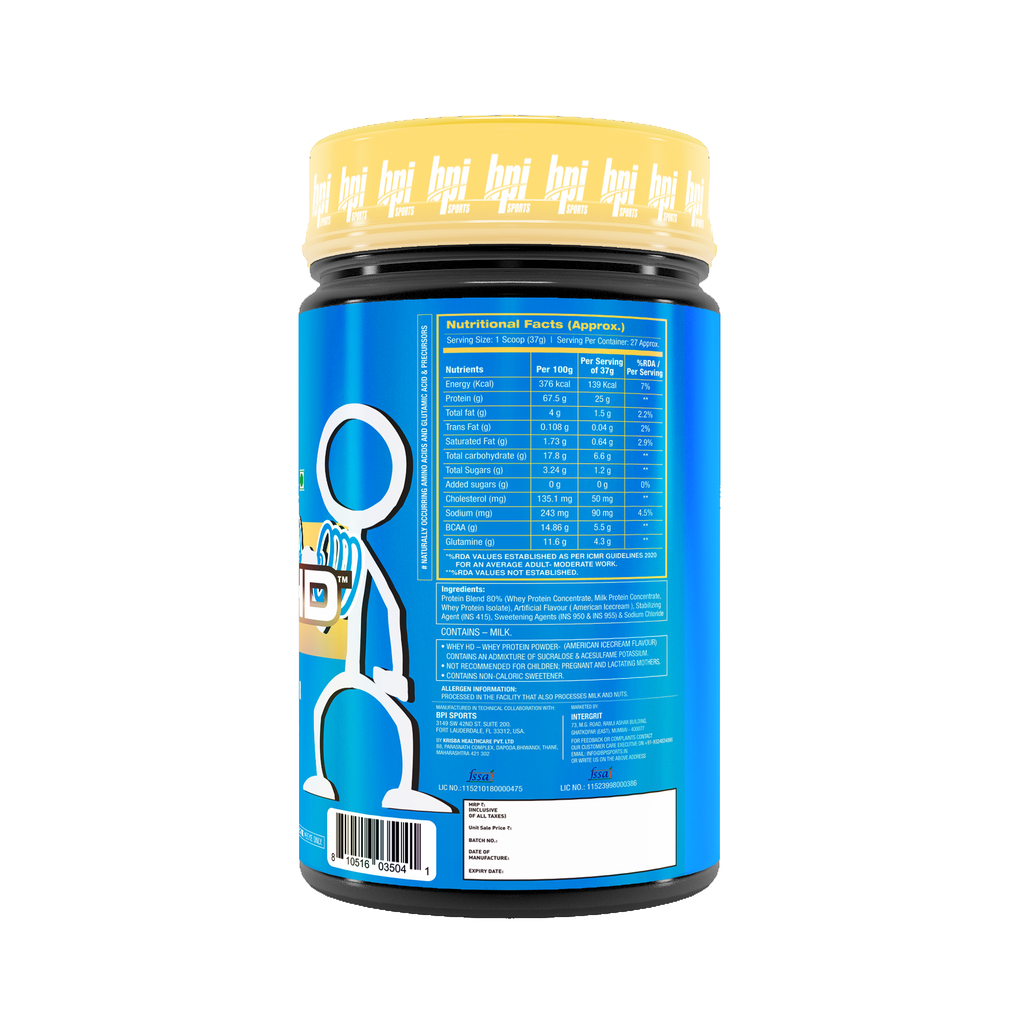 BPI Whey HD