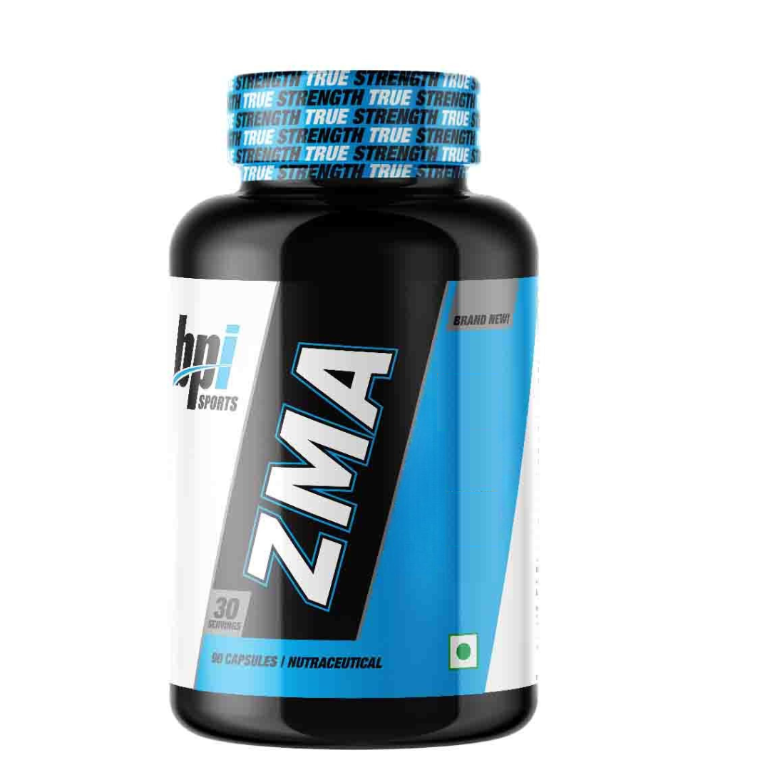 BPI Sports ZMA | Mineral Supplement with Zinc, Magnesium & Vitamin B6 | 90 Capsules