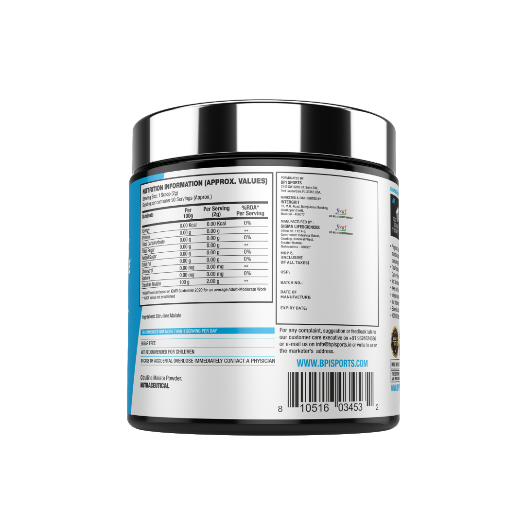 BPI Sports Citrulline Malate - Unflavoured