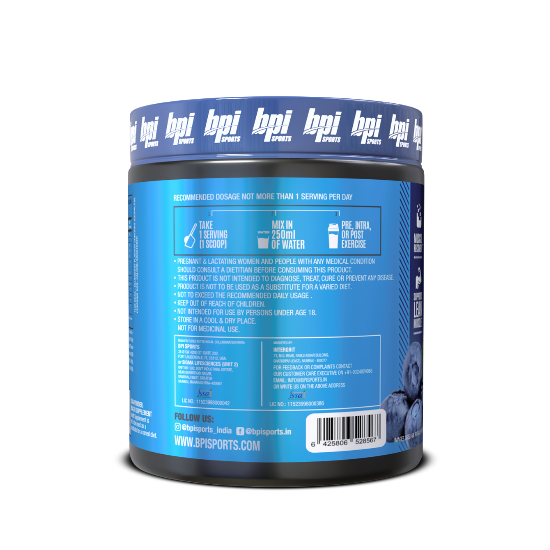 BPI BEST BCAA - 300Gms - 30 servings