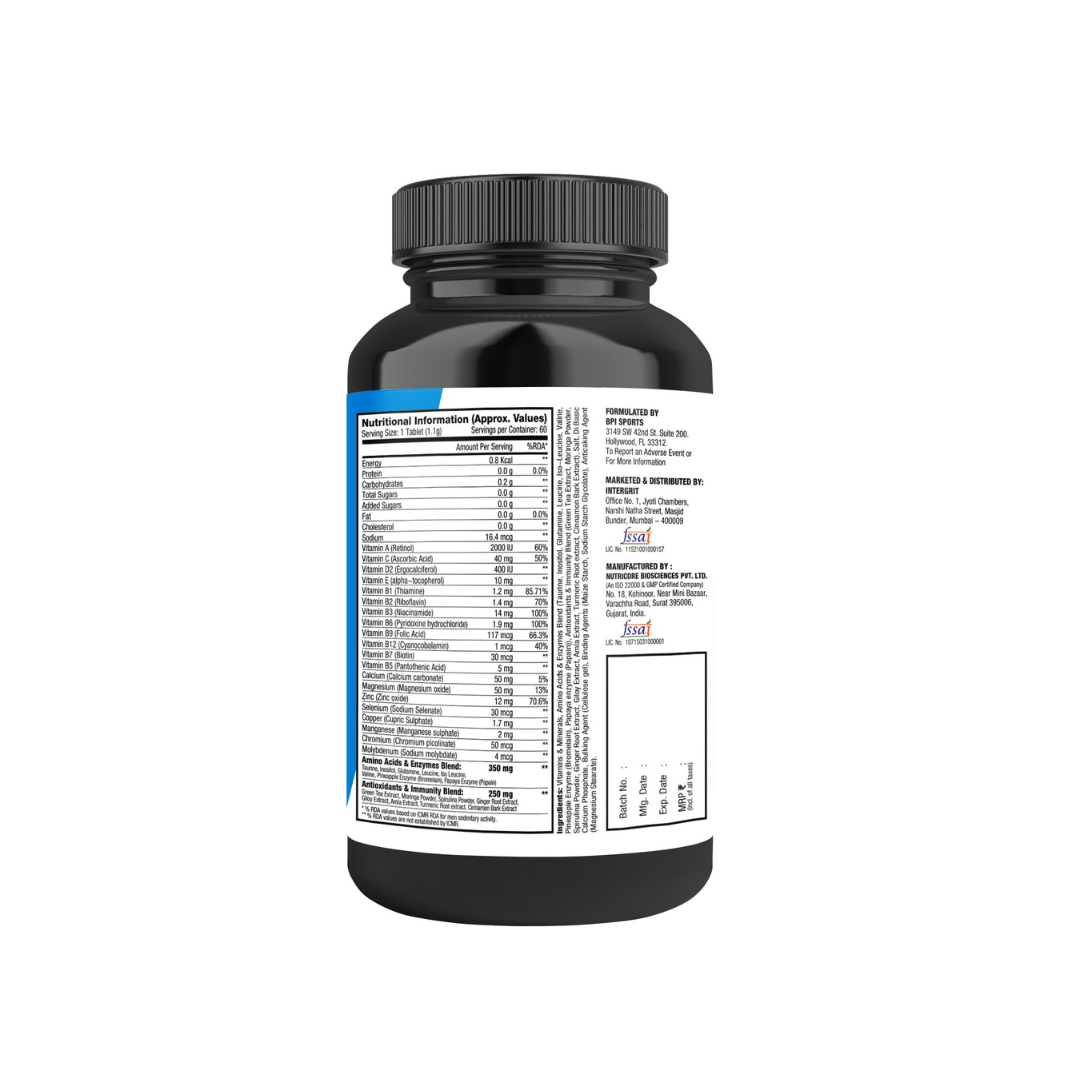 BPI Sports Multivitamin - 60 tablets - Unflavoured