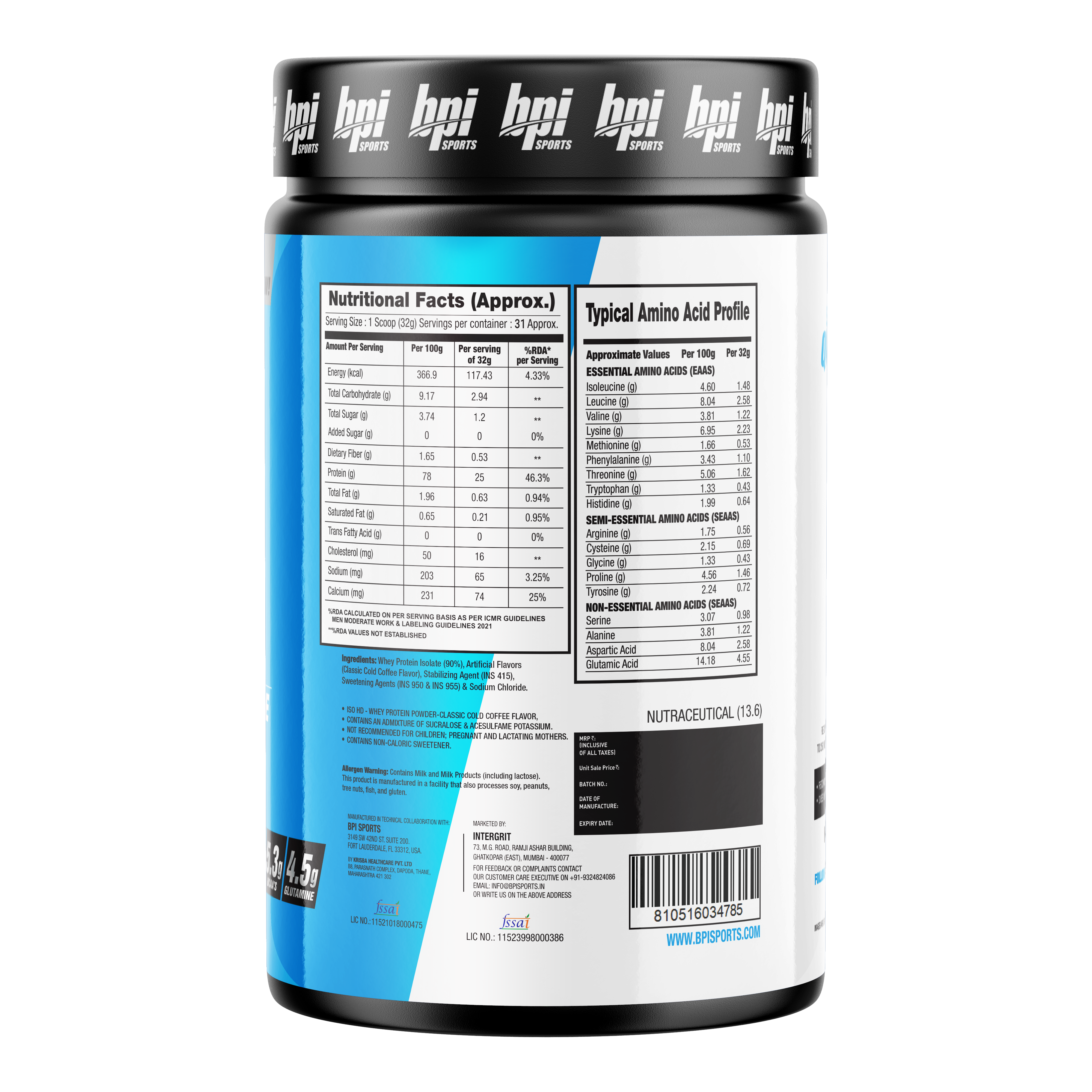 BPI Sports ISO HD