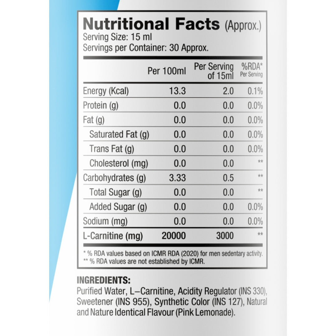 BPI Sports L-Carnitine - 450ml - 30 servings