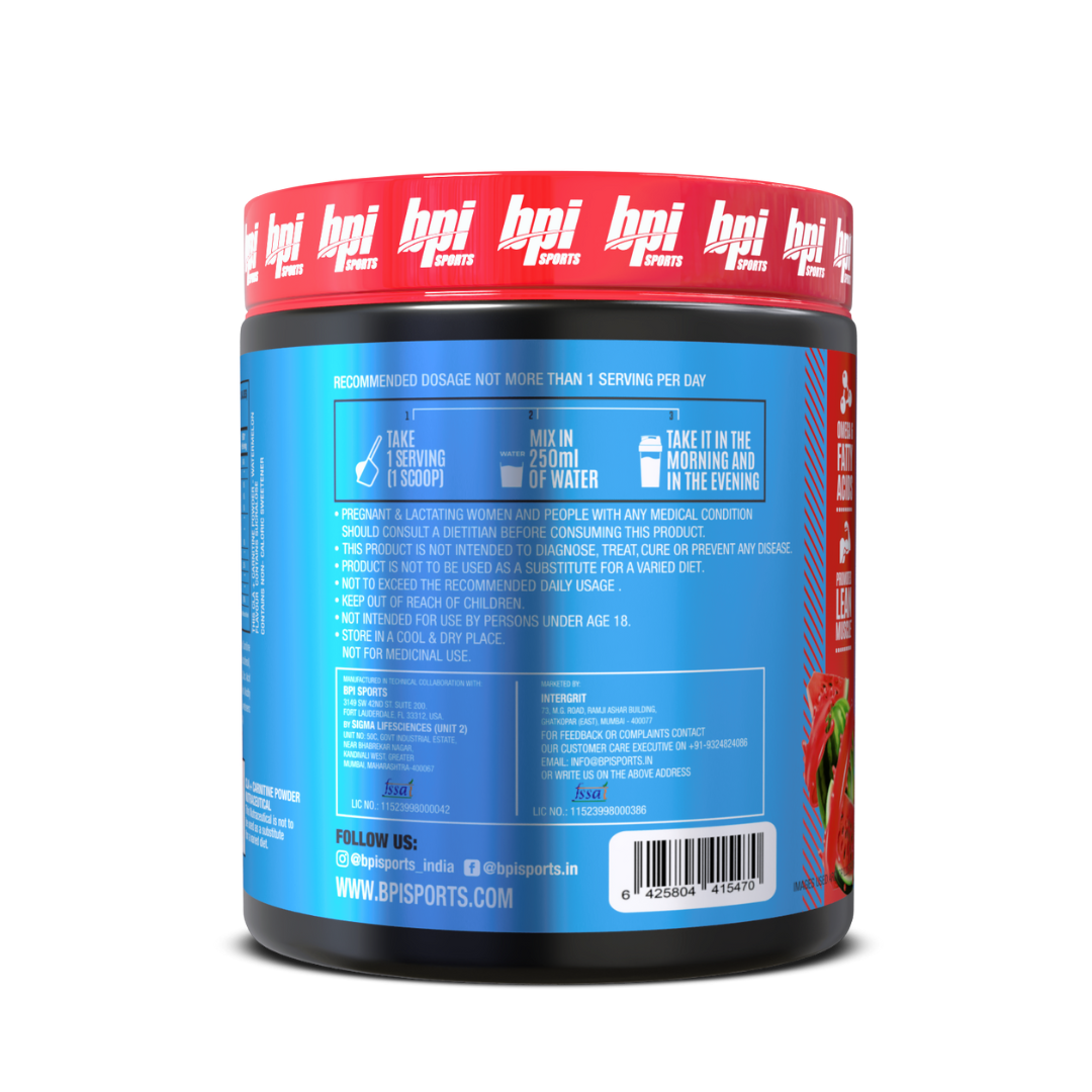 BPI CLA+ Carnitine - 300 Gms - 50 servings