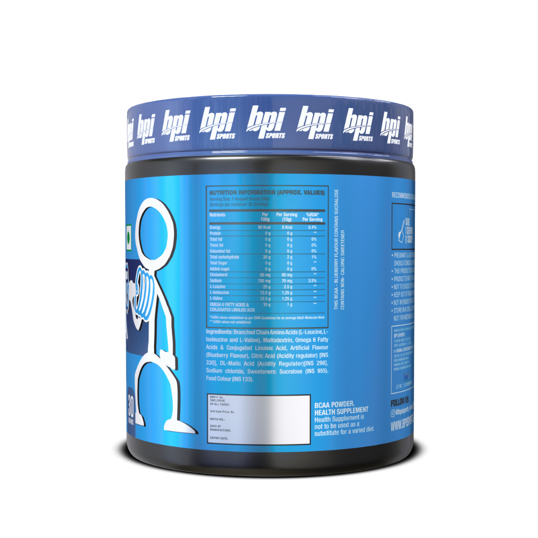 BPI BEST BCAA - 300Gms - 30 servings