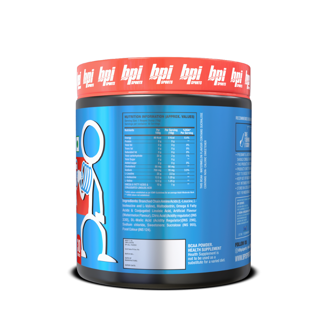 BPI BEST BCAA - 300Gms - 30 servings