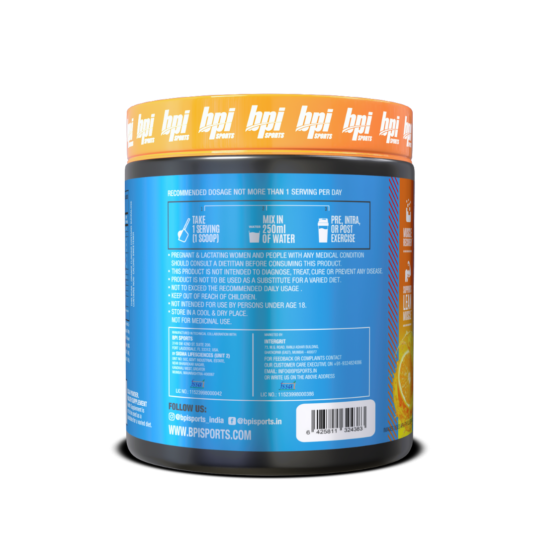 BPI BEST BCAA - 300Gms - 30 servings