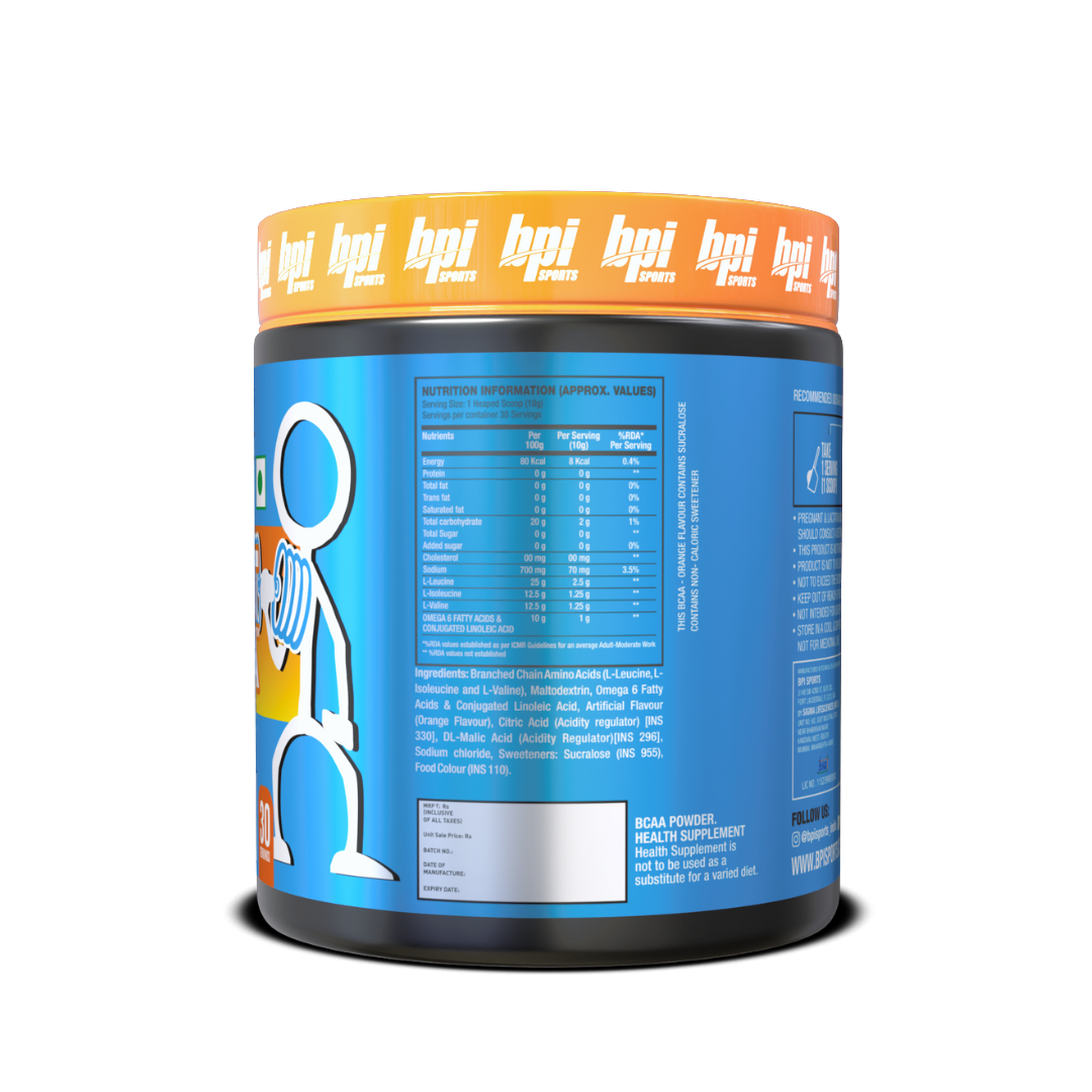 BPI BEST BCAA - 300Gms - 30 servings