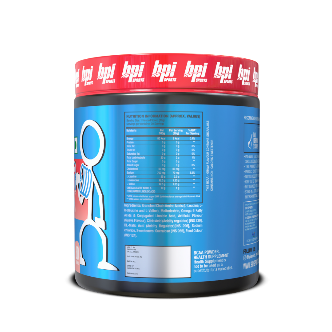 BPI BEST BCAA - 300Gms - 30 servings