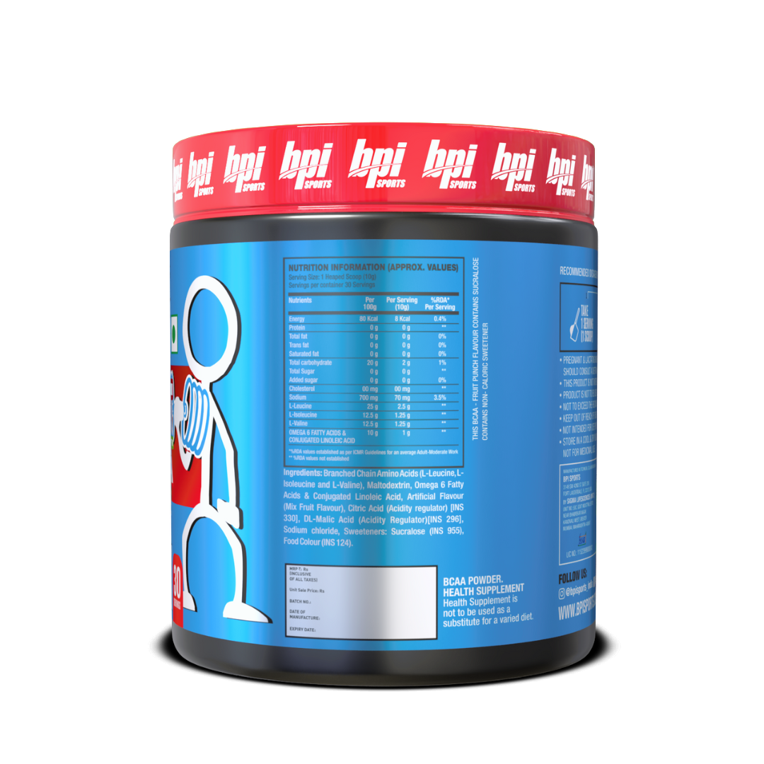 BPI BEST BCAA - 300Gms - 30 servings